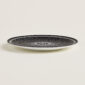 Hermes H Deco Porcelain Bread and Butter Plate Plate No. 2 on table view | Kneen & Co