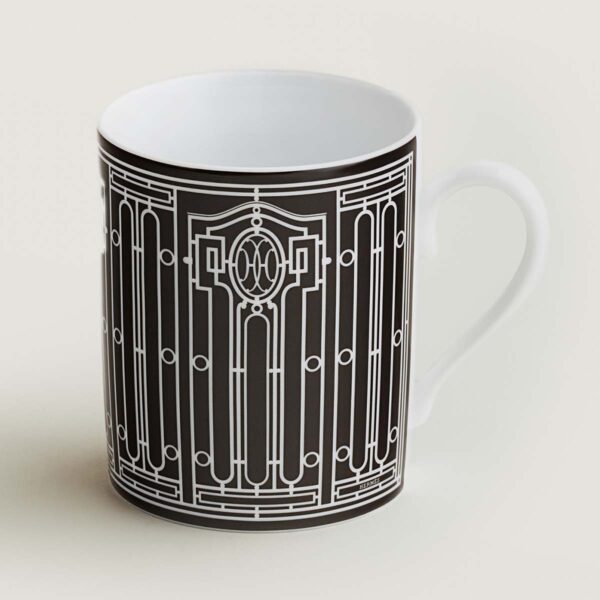 Hermes H Deco Porcelain Mug No. 2 | Kneen & Co