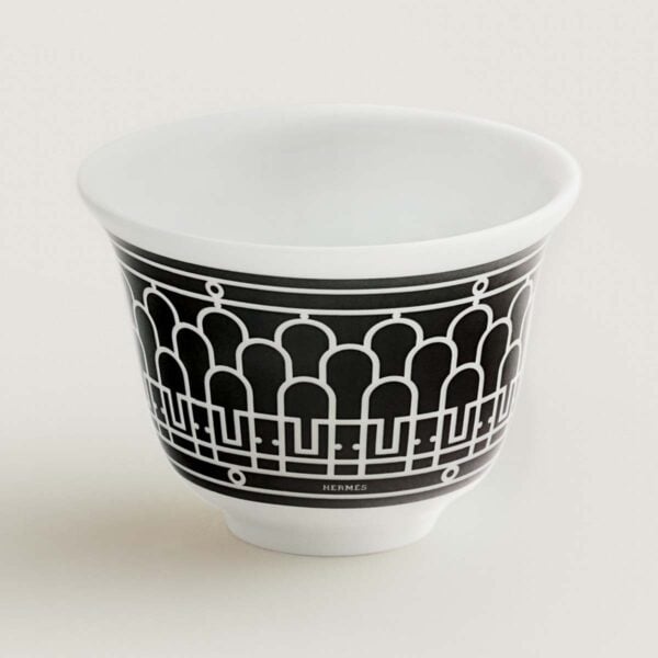 Hermes H Deco Porcelain Cup No. 2 | Kneen & Co