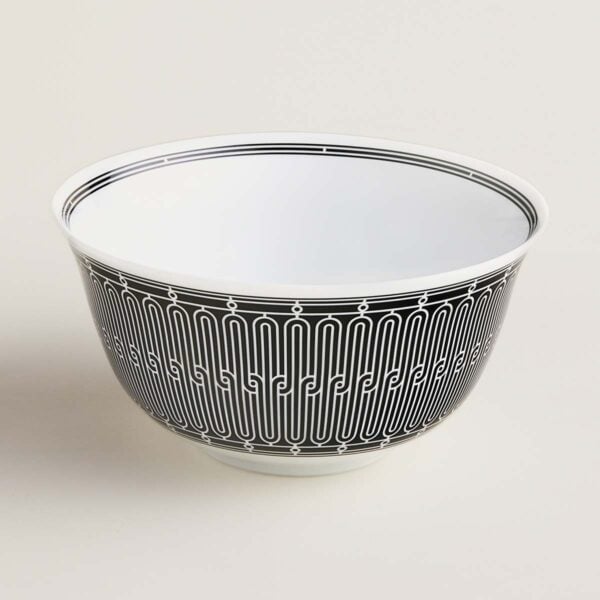 Hermes H Deco Porcelain Large Bowl | Kneen & Co