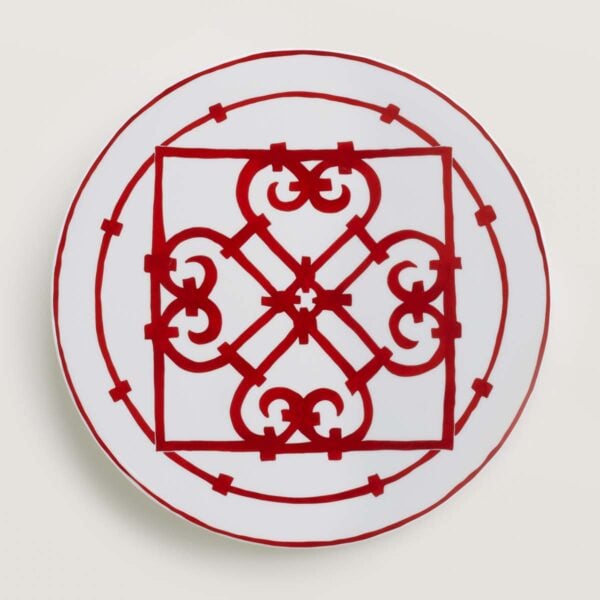 Hermes Balcon du Guadalquivir American Dinner Plate face on | Kneen & Co