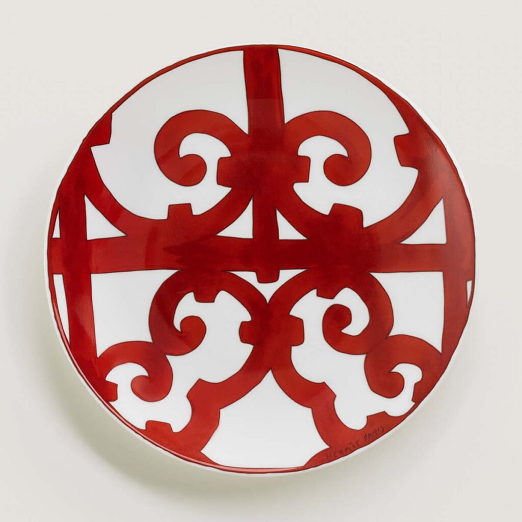 Hermes Balcon du Guadalquivir Bread & Butter Plate no.1 Set of 2