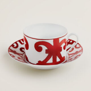Hermes Balcon du Guadalquivir Breakfast Cup & Saucer | Kneen & Co