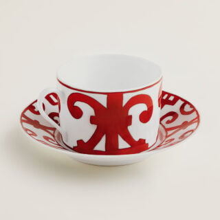 Hermes Balcon du Guadalquivir Breakfast Cup & Saucer other view | Kneen & Co