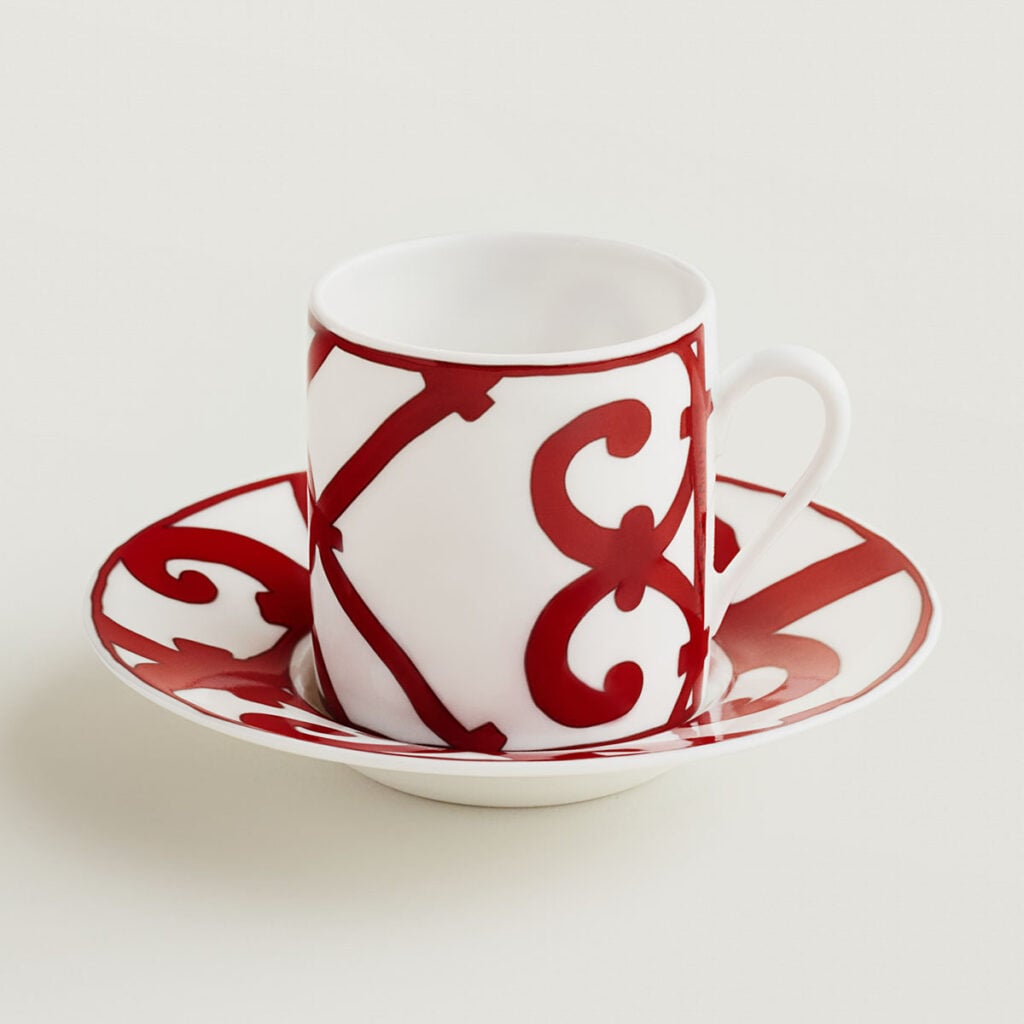 Hermes Balcon du Guadalquivir Espresso Cup & Saucer - Set of 2
