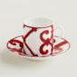 Hermes Balcon du Guadalquivir Coffee Cup & Saucer (Espresso Size) | Kneen & Co
