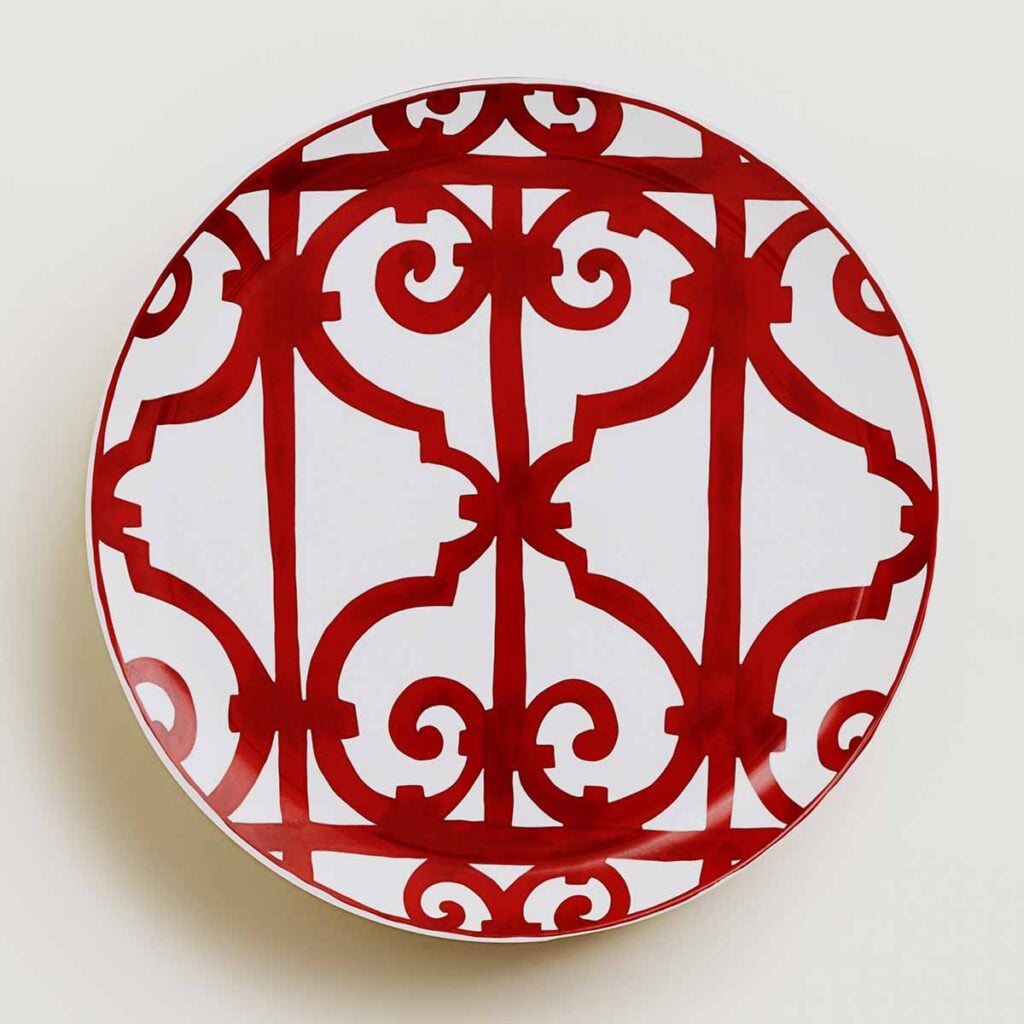 Hermes Balcon du Guadalquivir Tart Platter | Kneen & Co