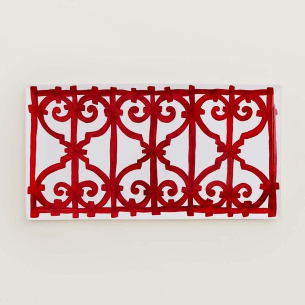 HERMES-DNRWR-balconGuadalquivir-011024P-worn-1-1200x1200px-100KB Hermes Balcon du Guadalquivir Rectangular Platter | Kneen & Co