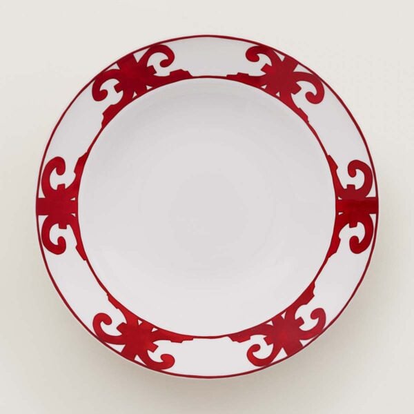 Hermes Balcon du Guadalquivir Round Deep Platter | Kneen & Co