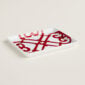 Hermes Balcon du Guadalquivir Small Tray or Sushi Plate on table view | Kneen & Co