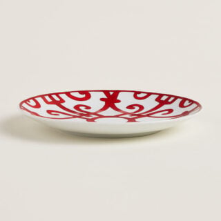 Hermes Balcon du Guadalquivir Bread and Butter Plate No. 4 on table view | Kneen & Co