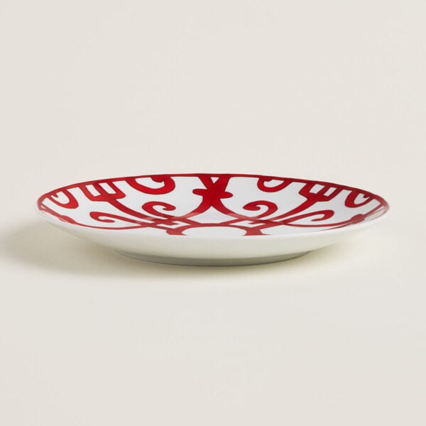 Hermes Balcon du Guadalquivir Bread and Butter Plate No. 4 on table view | Kneen & Co