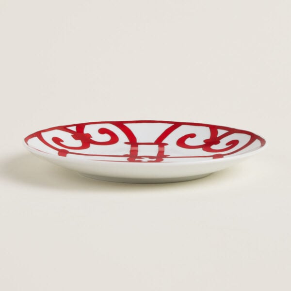 Hermes Balcon du Guadalquivir Bread and Butter Plate No. 5 on table view | Kneen & Co