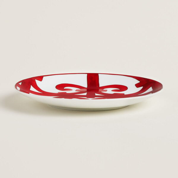 HERMES-DNRWR-balconGuadalquivir-011612P-worn-3-1200x1200px-100KB Hermes Balcon du Guadalquivir Set of Bread and Butter Plates No. 1 - No. 6 on table view no. 1 | Kneen & Co