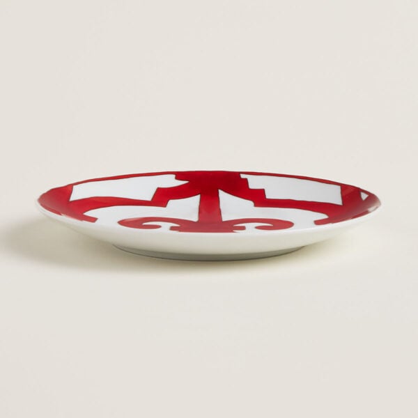 HERMES-DNRWR-balconGuadalquivir-011612P-worn-4-1200x1200px-100KB Hermes Balcon du Guadalquivir Set of Bread and Butter Plates No. 1 - No. 6 on table view no. 2 | Kneen & Co