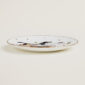 Hermes Cheval D'Orient Porcelain Dessert Plate on table view | Kneen & Co