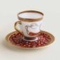 Hermes Cheval D'Orient Porcelain Coffee Cup and Saucer (Espresso) other view | Kneen & Co