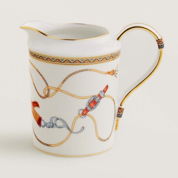 HERMES-DNRWR-cheval-dOrient-009821P-worn-1-1200x1200px-100KB Hermes Cheval D'Orient Porcelain Creamer | Kneen & Co