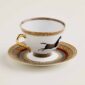 Hermes Cheval D'Orient Porcelain Tea Cup and Saucer No. 2 other view | Kneen & Co