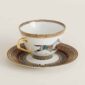Hermes Cheval D'Orient Porcelain Tea Cup and Saucer No. 3 other view | Kneen & Co