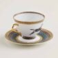Hermes Cheval D'Orient Porcelain Tea Cup and Saucer No. 6 othe view | Kneen & Co