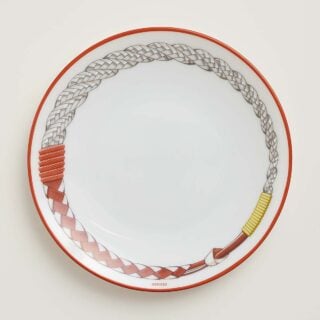 Hermes BREAD AND BUTTER PLATE TRESSAGES EQUESTRES