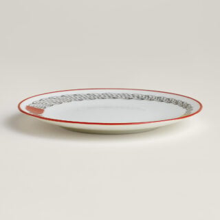 Hermes BREAD AND BUTTER PLATE TRESSAGES EQUESTRES