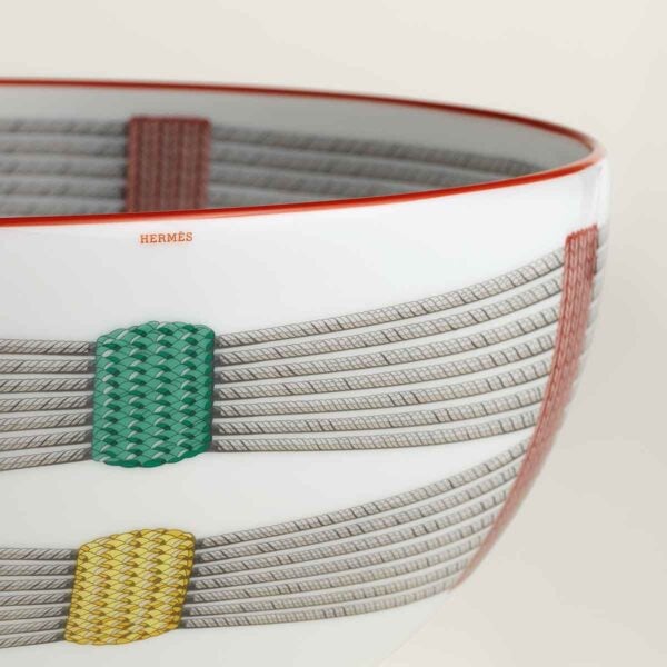 HERMES-TRESSAGE-057029P-detail-wm-5-1200x1200px-100KB Hermes Tressages Equestres Large Serving Bowl