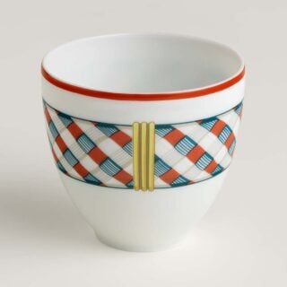 Hermes Tressages Equestres Small Tumbler N1 - Set of 2