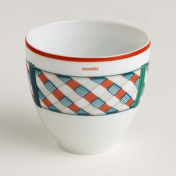 HERMES-TRESSAGE-057040P-front-wm-1-1200x1200px-100KB Hermes Tressages Equestres Small Tumbler N1 - Set of 2