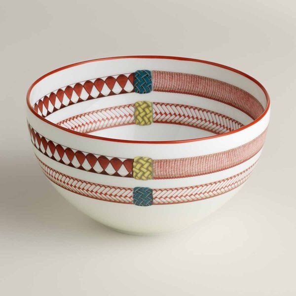 HERMES-TRESSAGE-057083P-back-wm-4-1200x1200px-100KB Hermes Tressages Equestres Large Bowl