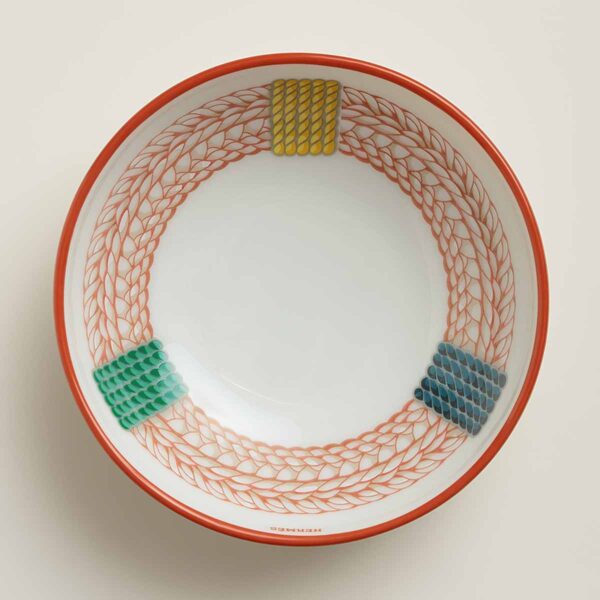 HERMES-TRESSAGE-057086P-above-wm-1-1200x1200px-100KB Hermes Tressages Equestres Small Dish - Set of 2