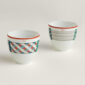 Hermes Set Of 2 Small Tumblers Tressages Equestres
