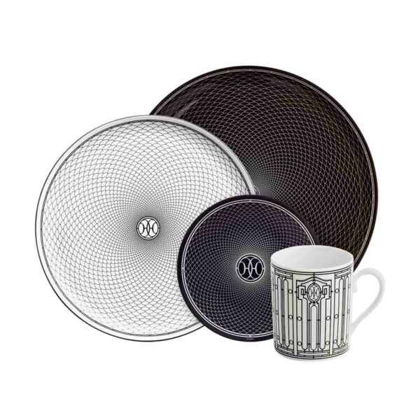 Hermes H Deco Dinnerware Group Photo