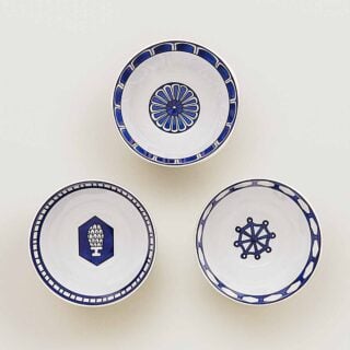 Hermes Bleus D'Ailleurs Set of 3 Bowls (no.1 to no.3) | Kneen & Co