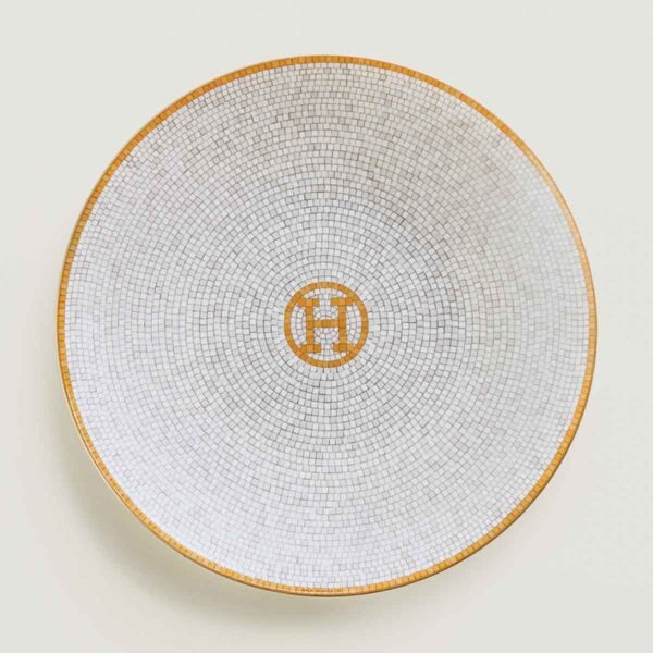 Hermes Mosaique au 24 Gold Bread & Butter Plate | Kneen & Co