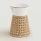 Hermes Mosaique au 24 Gold Creamer shown on table | Kneen & Co