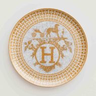 Hermès Mosaique au 24 Gold Tart Platter