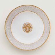 Hermès Mosaique au 24 Gold Round Deep Platter