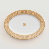 Hermès Mosaique au 24 Gold Small Oval Platter