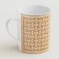 Hermes Mosaique au 24 Gold Mug shown on table | Kneen & Co