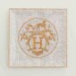 Hermes Mosaique au 24 Gold Square Plate no.5 | Kneen & Co