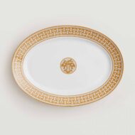 Hermès Mosaique au 24 Gold Large Oval Platter