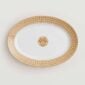Hermes Mosaique au 24 Gold Large Oval Platter | Kneen & Co