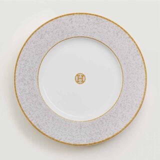 Hermes Mosaique au 24 Gold Presentation Plate | Kneen & Co