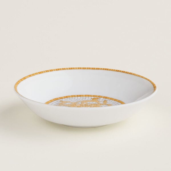Hermes Mosaique au 24 Gold Soy Dish | Kneen & Co