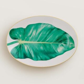 Hermes Passifolia Oval Platter | Kneen & Co