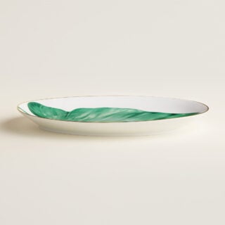 Hermes Passifolia Oval Platter | Kneen & Co