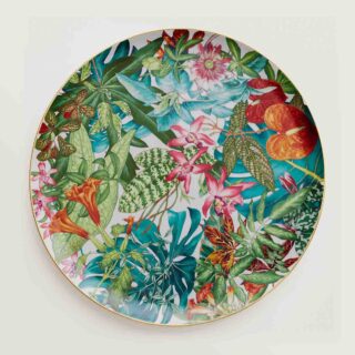 Hermes Passifolia Large Round Platter | Kneen & Co