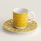 Hermès Soleil d’Hermès Coffee Cup and Saucer | Kneen & Co